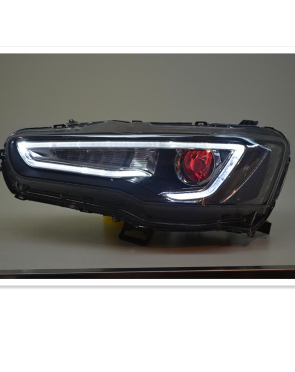 2008 Mitsubishi lancer headlamp and taillamp in Audi style