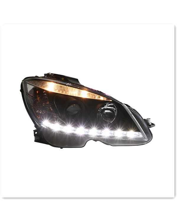 2007-2010 Benz C-class w204 headlamp and taillamp