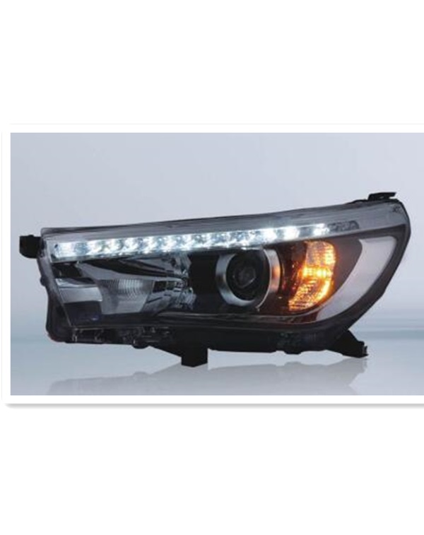 modified and OEM 2016 Toyota Hilux Revo headlamp and taillamp 