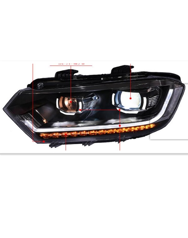 2017 volkswagen bora headlamp 